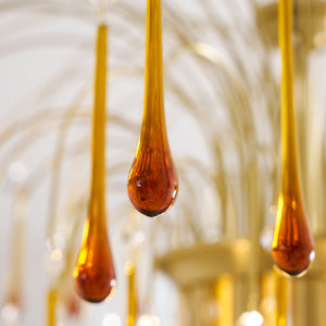 Cascade Glass Chandelier