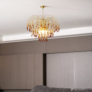 Cascade Glass Chandelier