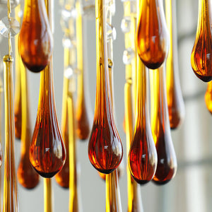 Cascade Glass Chandelier
