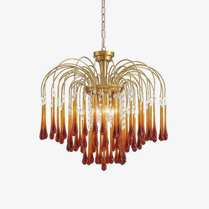 Cascade Glass Chandelier