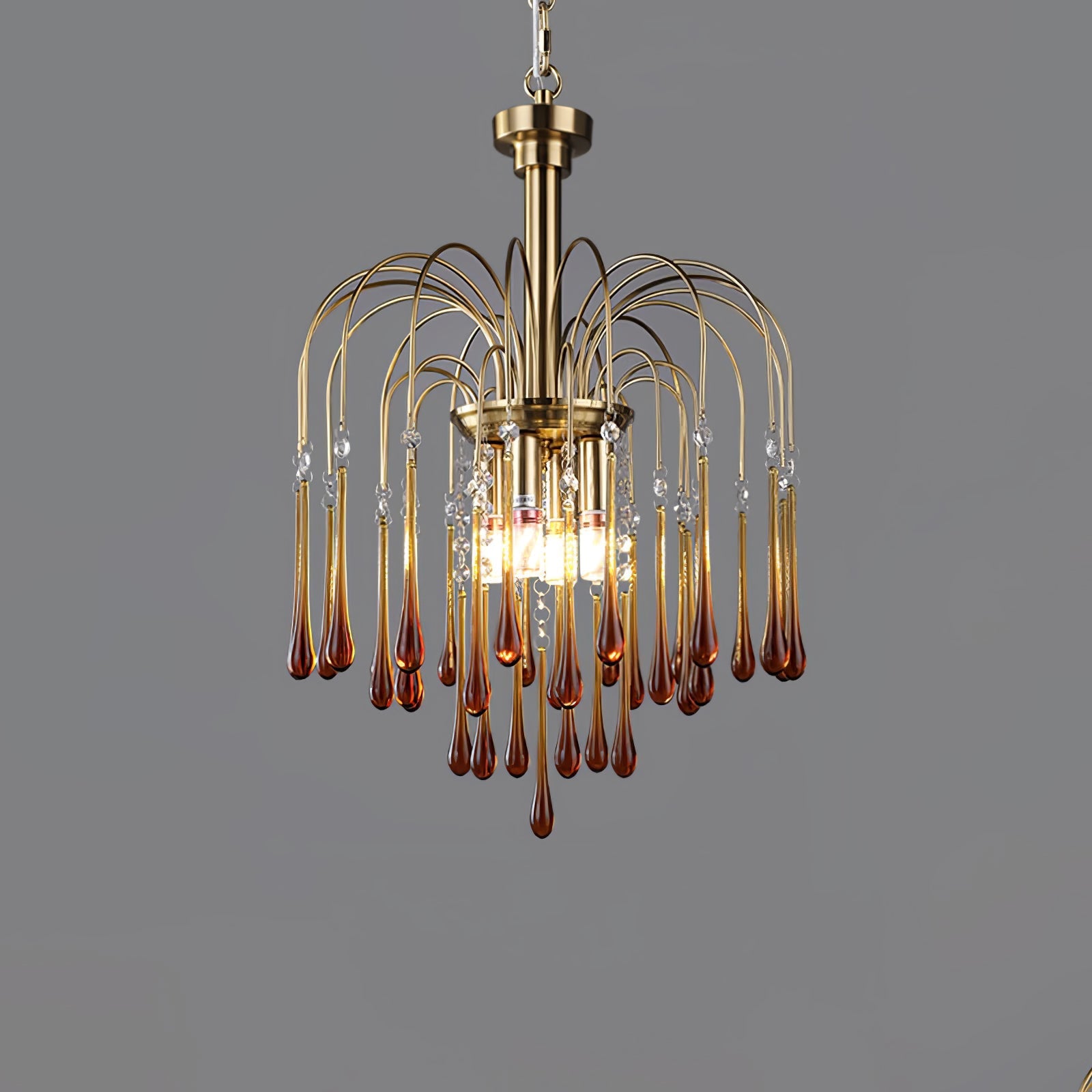 Cascade Glass Chandelier