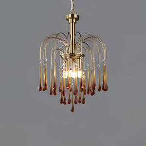Cascade Glass Chandelier