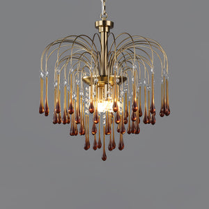 Cascade Glass Chandelier