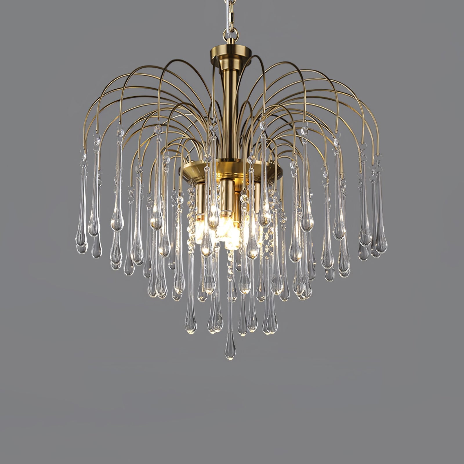 Cascade Glass Chandelier