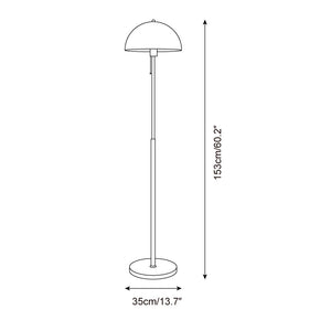 Amber Dome Floor Lamp
