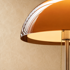 Amber Dome Floor Lamp