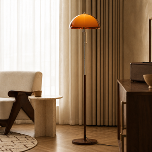 Amber Dome Floor Lamp
