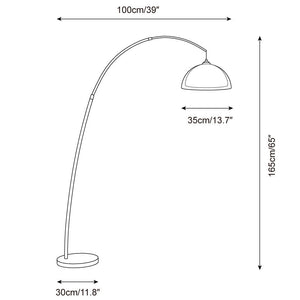 Sculptural Arc Floor Lamp