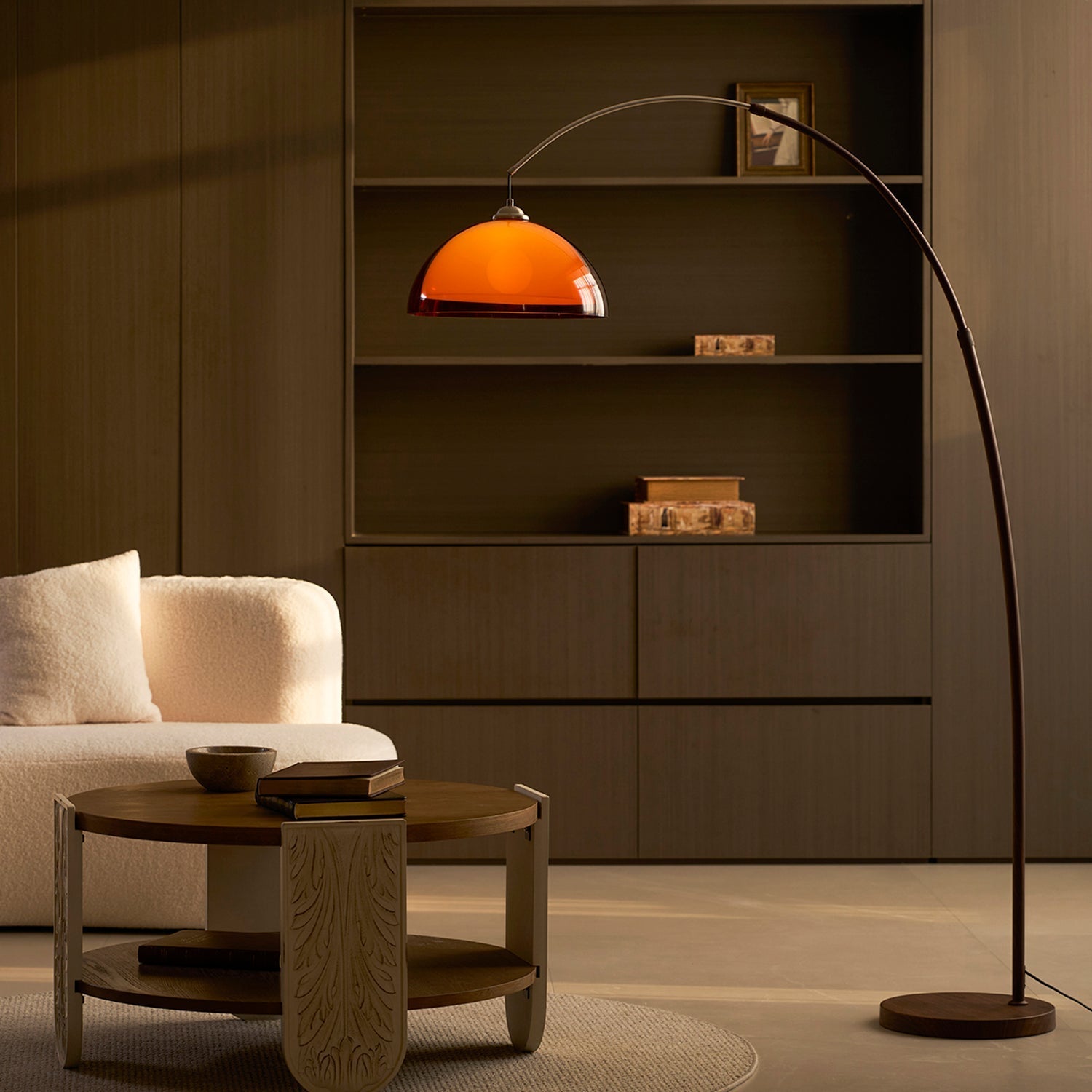 Sculptural Arc Floor Lamp