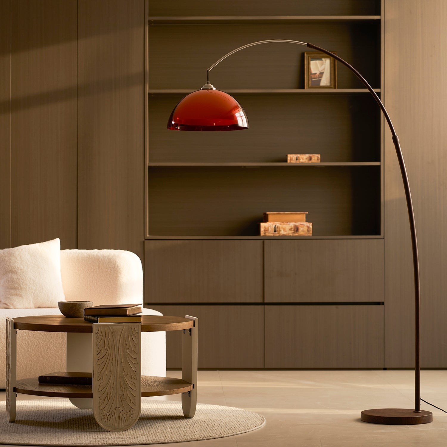 Sculptural Arc Floor Lamp