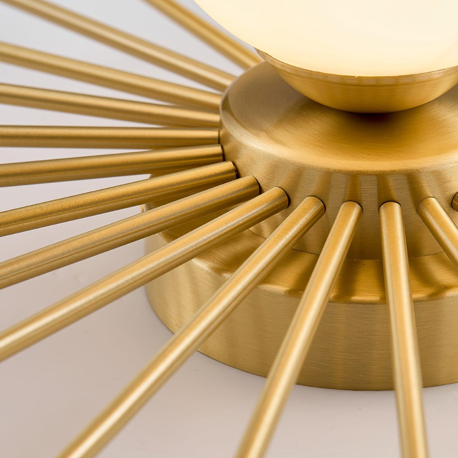 Brass Starburst Flush