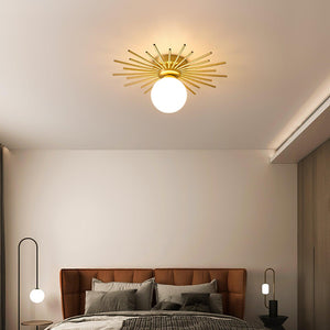 Brass Starburst Flush