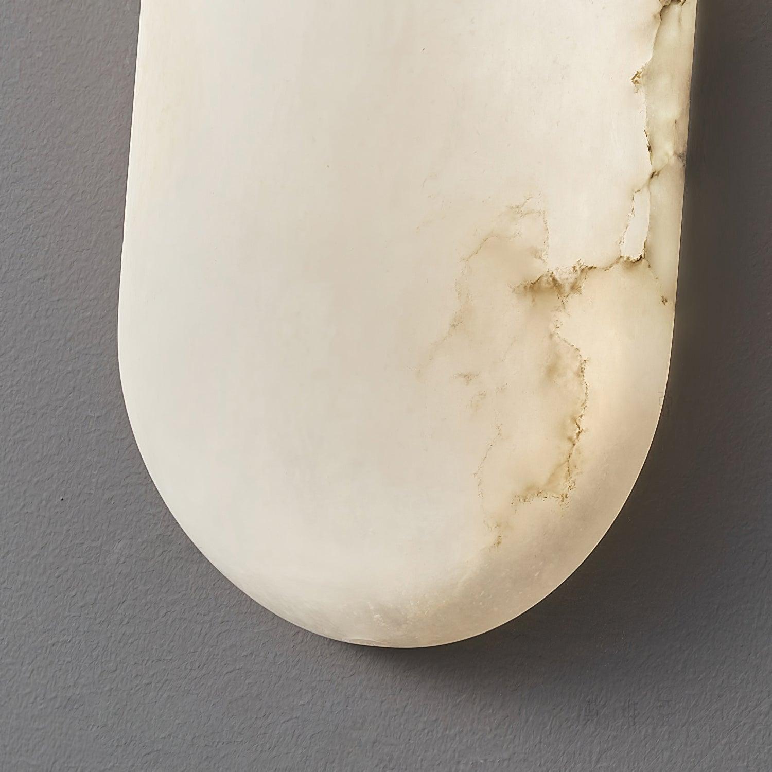 Alabaster Capsule Sconce