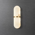 Alabaster Capsule Sconce