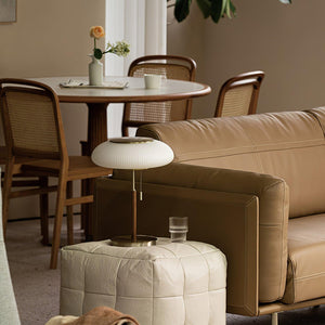 Fluted Glass Table Lamp