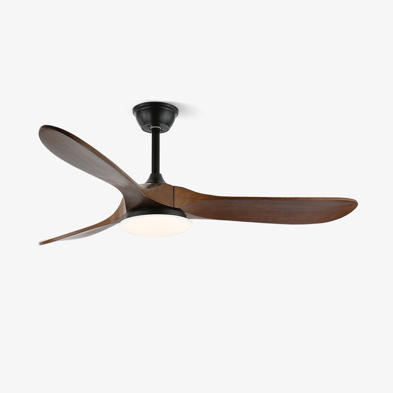 Curved Wood Fan Light