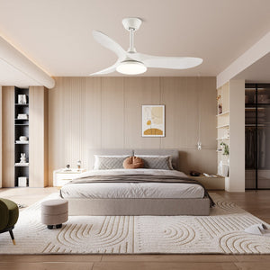 Curved Wood Fan Light