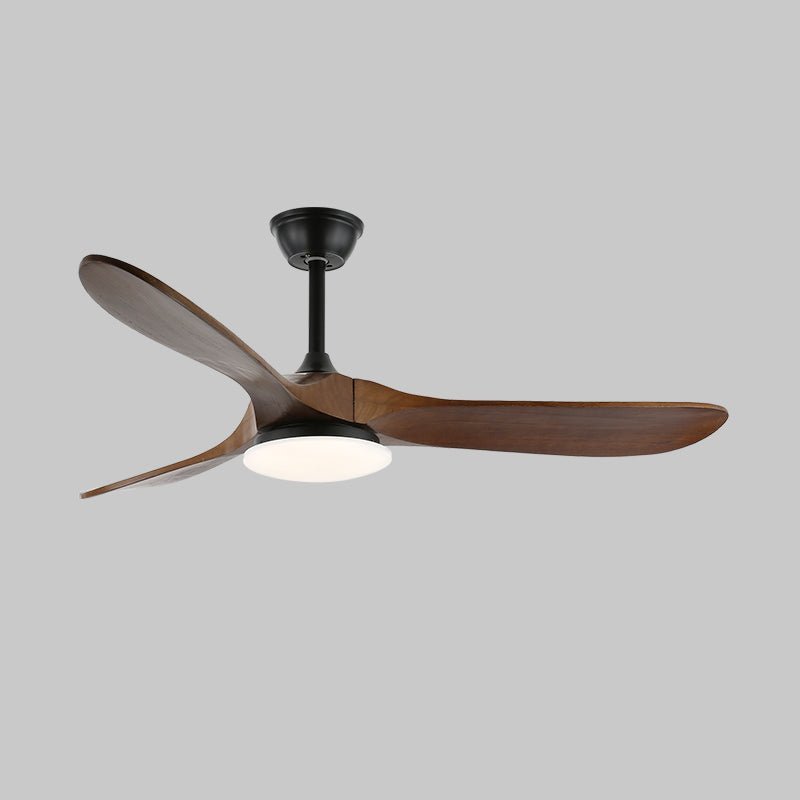 Curved Wood Fan Light