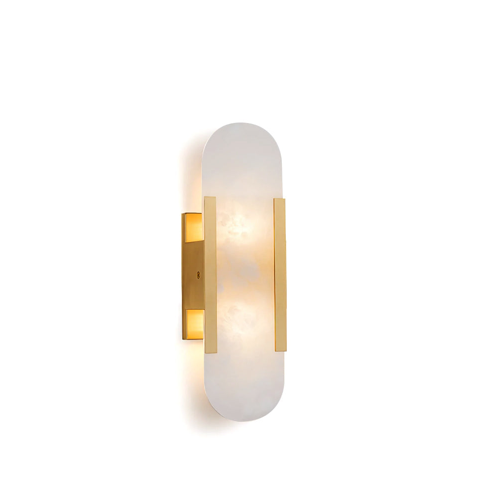 Alabaster Column Sconce