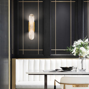 Alabaster Column Sconce
