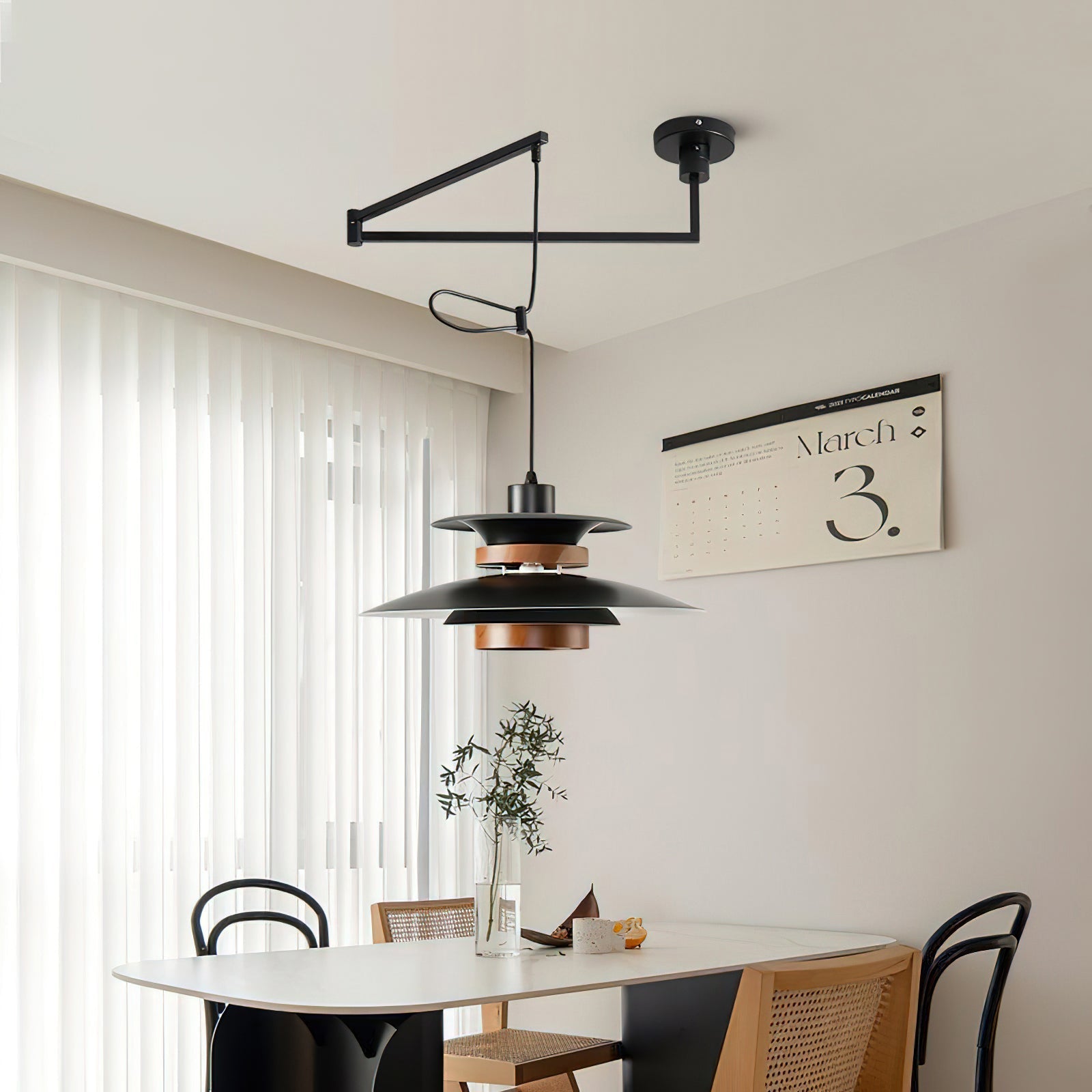 Swing Arm Layered Pendant