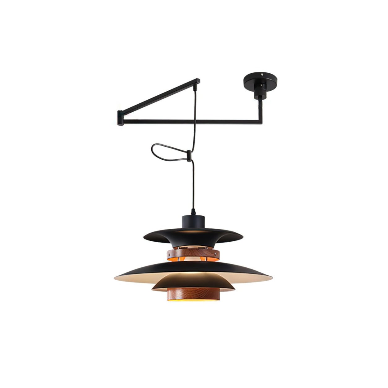 Swing Arm Layered Pendant