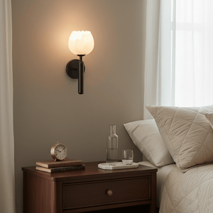 Alabaster Petal Sconce