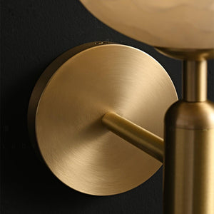 Alabaster Petal Sconce