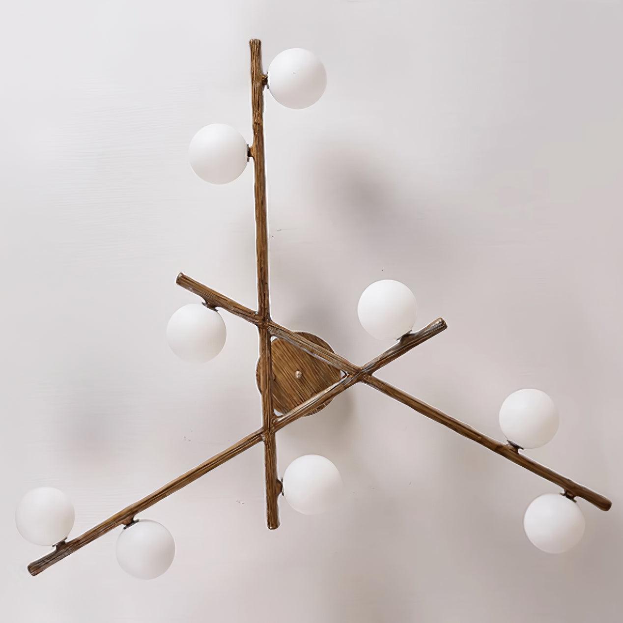 Branching Orb Chandelier