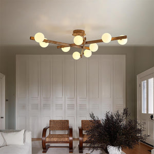 Branching Orb Chandelier