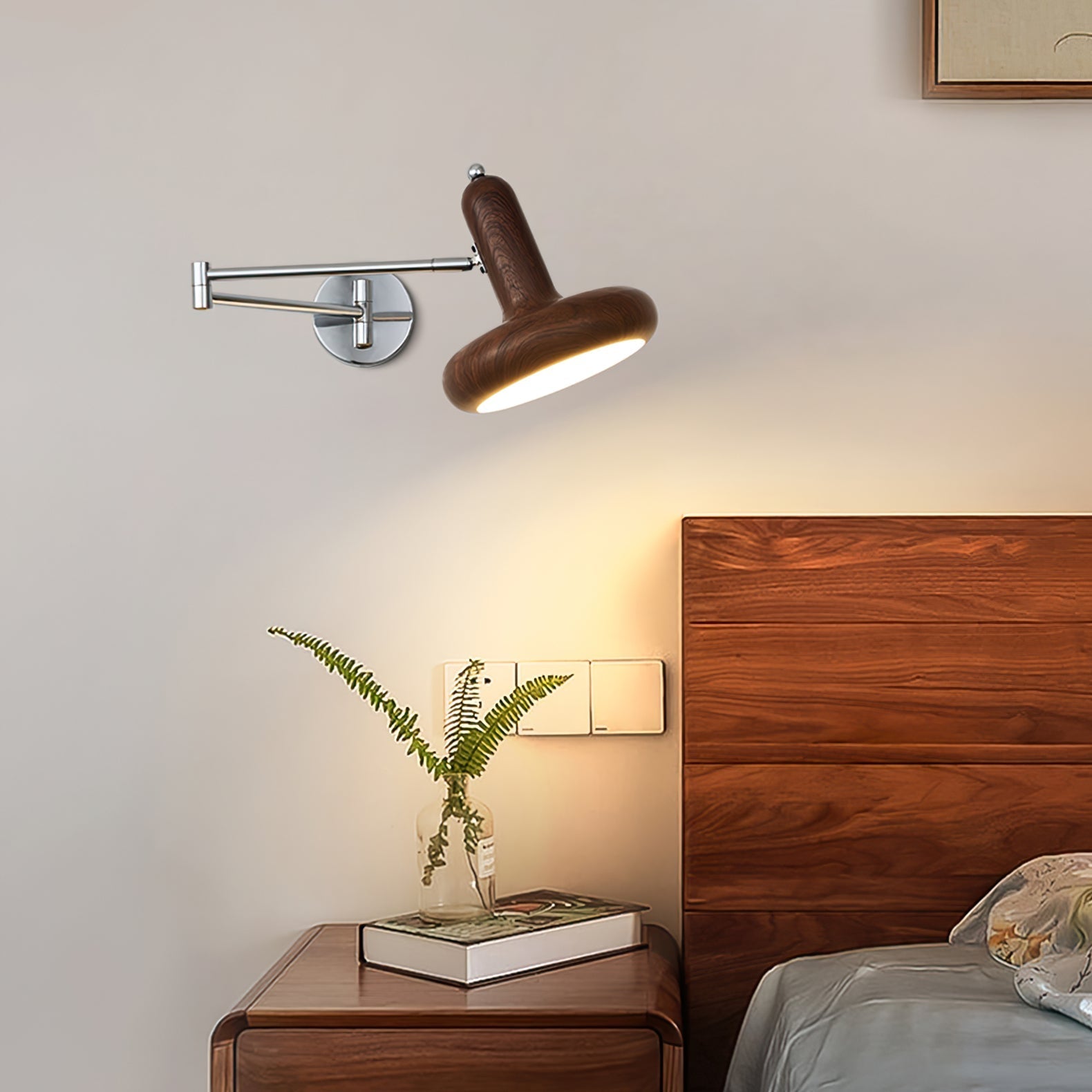Lumen Swing Arm Sconce