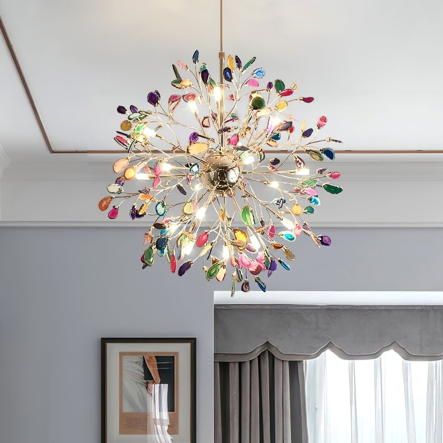 Agate Bloom Chandelier