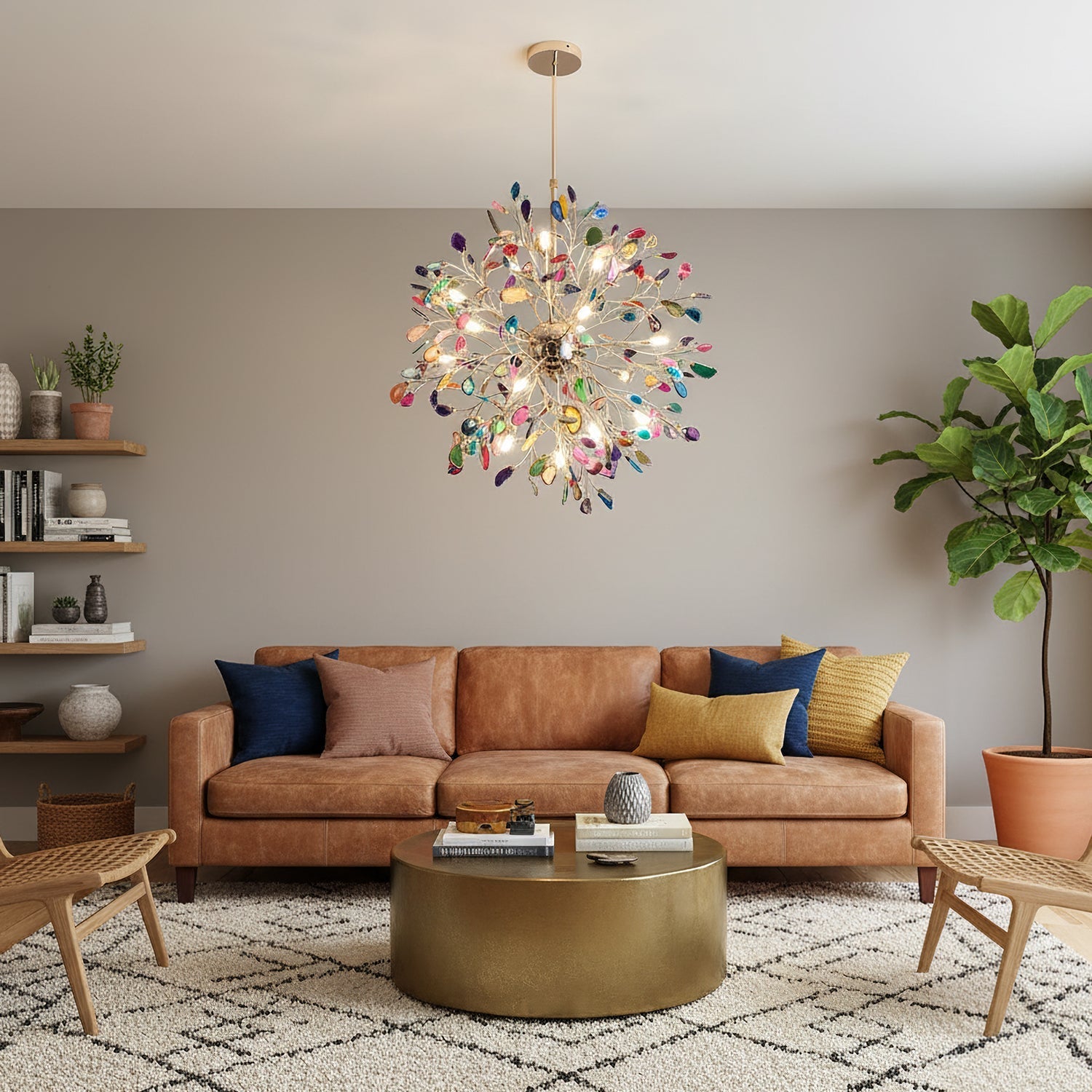 Agate Bloom Chandelier