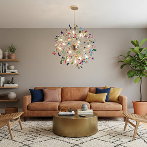 Agate Bloom Chandelier