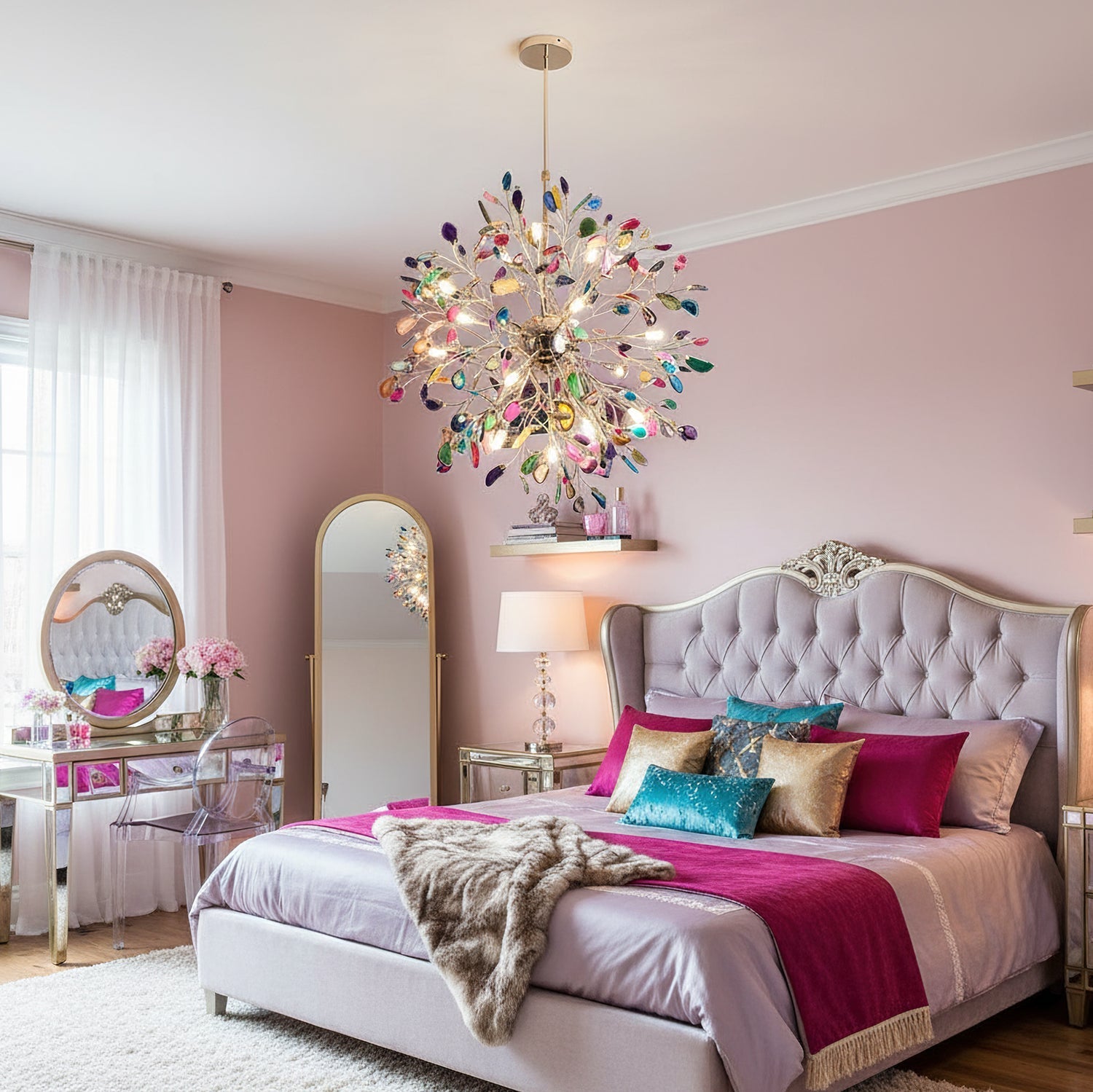 Agate Bloom Chandelier