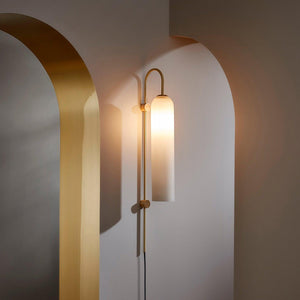 Arched Glass Wall Sconce