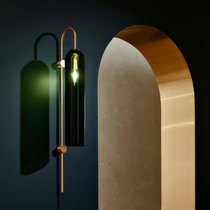 Arched Glass Wall Sconce