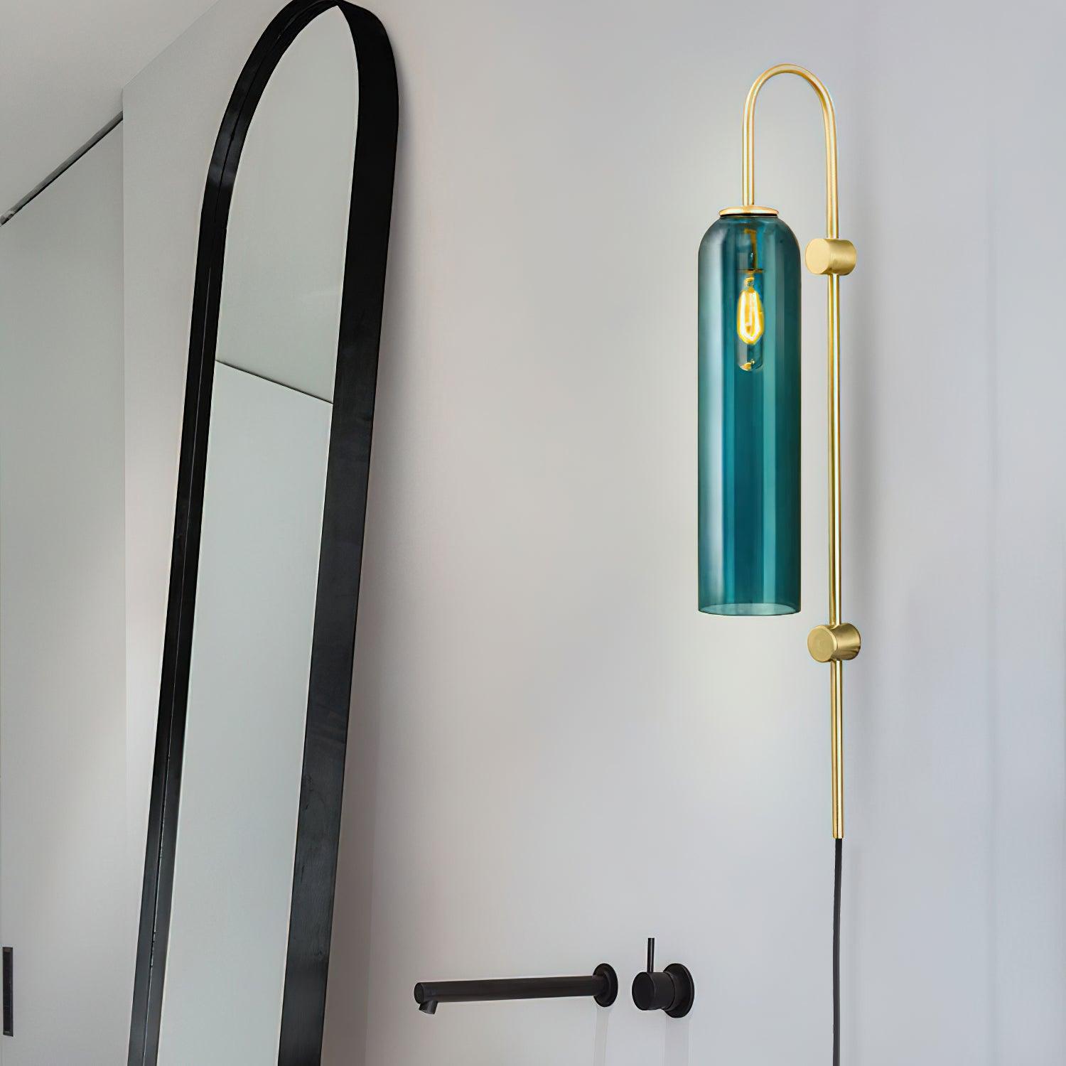 Arched Glass Wall Sconce