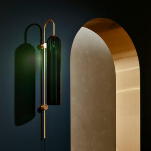 Arched Glass Wall Sconce