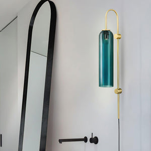 Arched Glass Wall Sconce