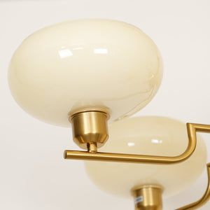 Multi-Arm Glass Chandelier