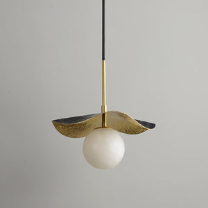 Alabaster Globe Pendant