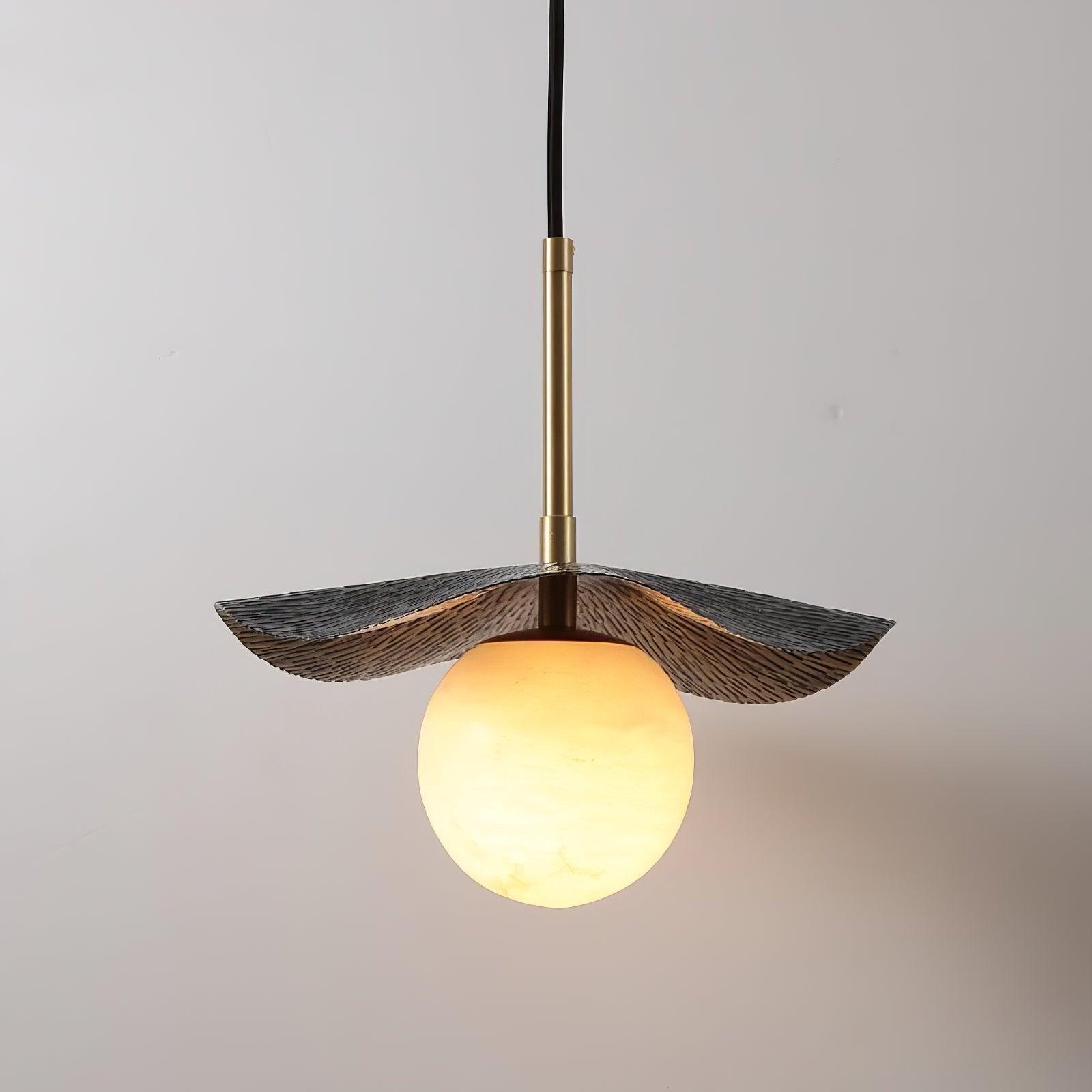 Alabaster Globe Pendant