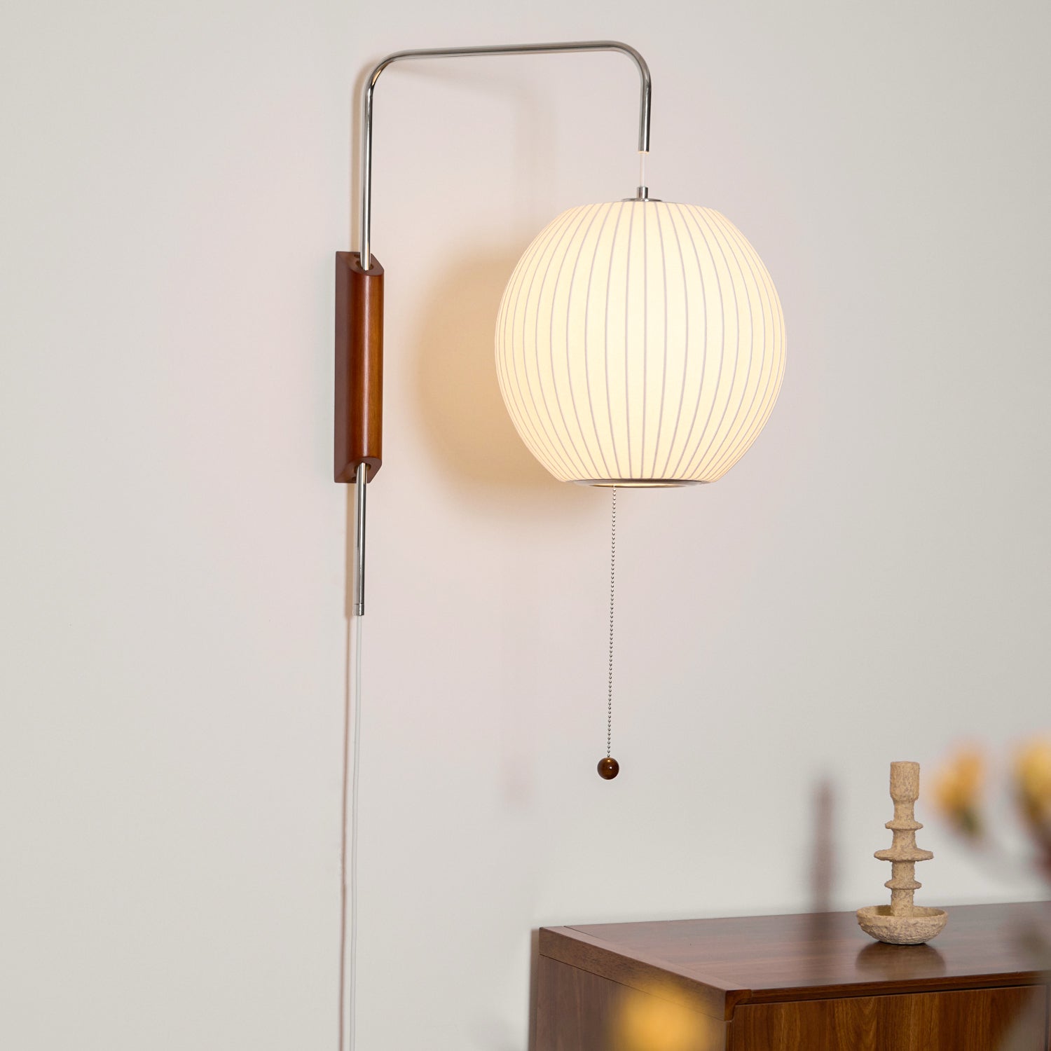 Sculpted Arc Wall Sconce