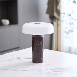 Marble Cylinder Lamp