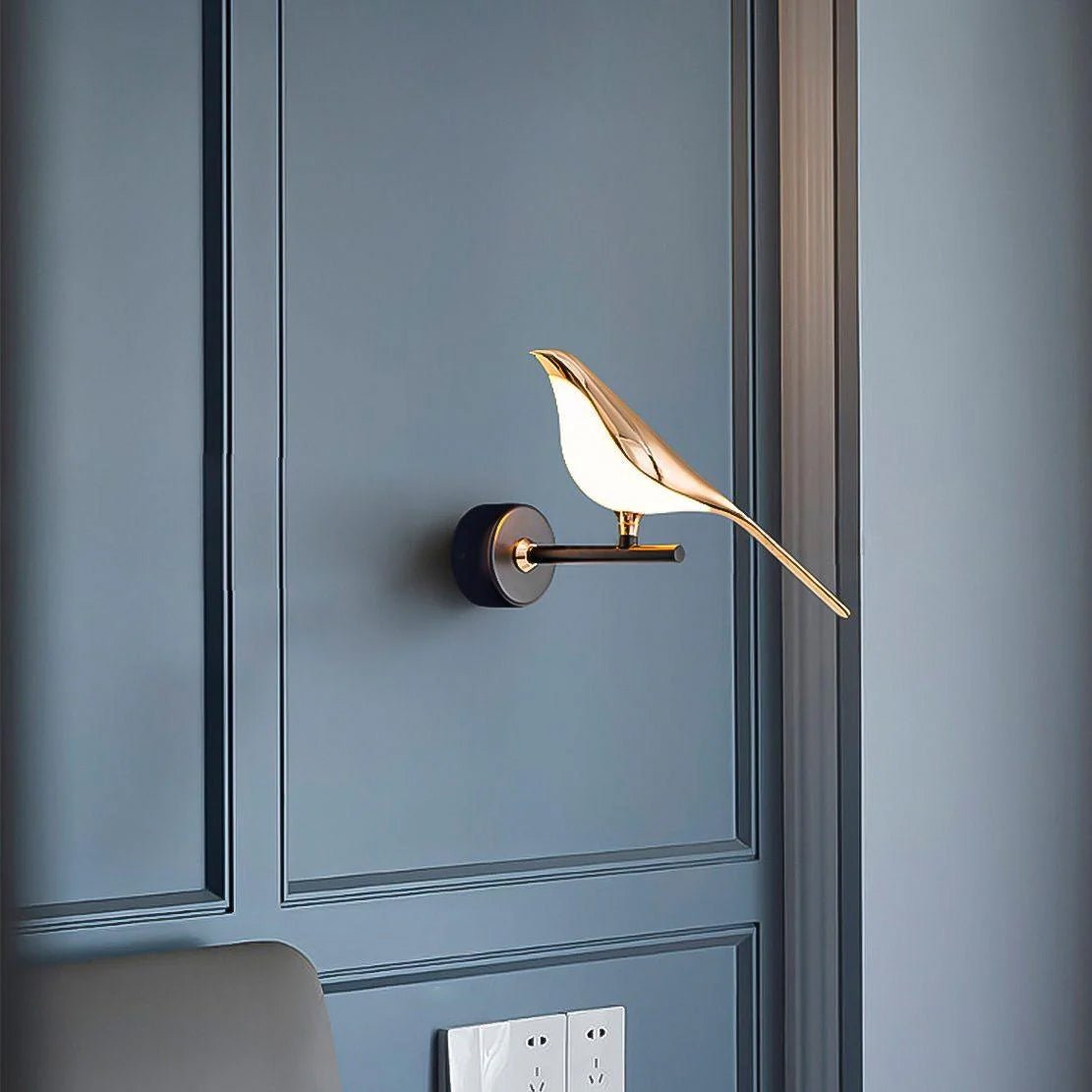 Sculptural Songbird Sconce
