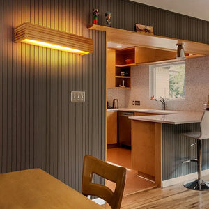 Floating Wood Sconce