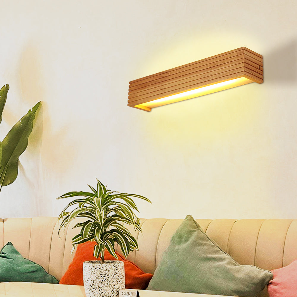 Floating Wood Sconce