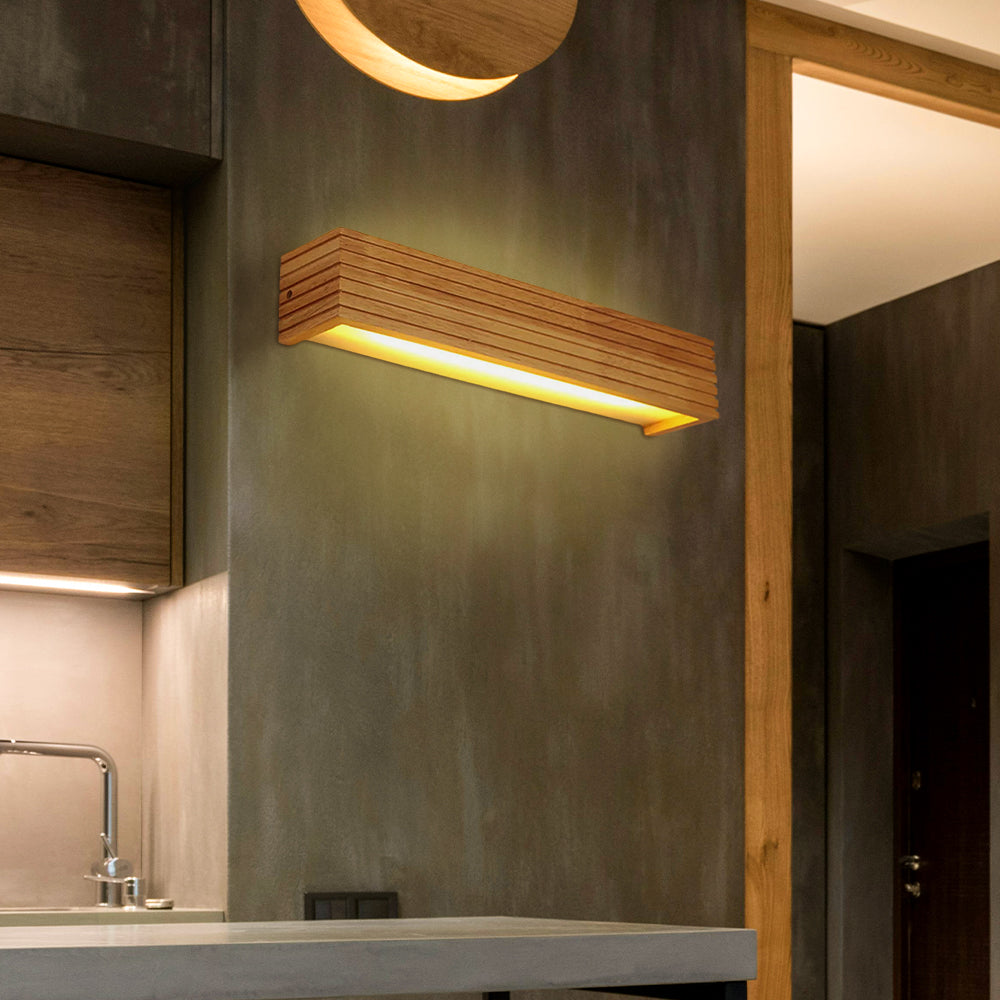 Floating Wood Sconce