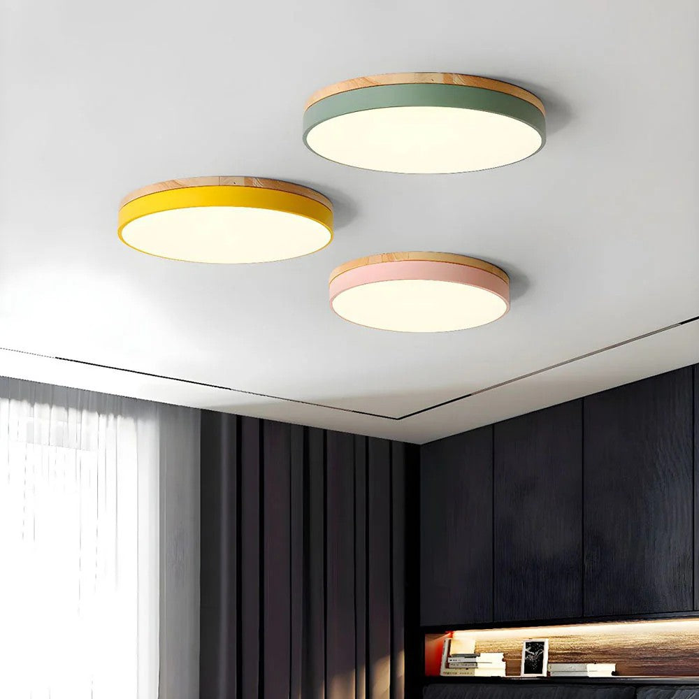 Nordic Halo Flush Light